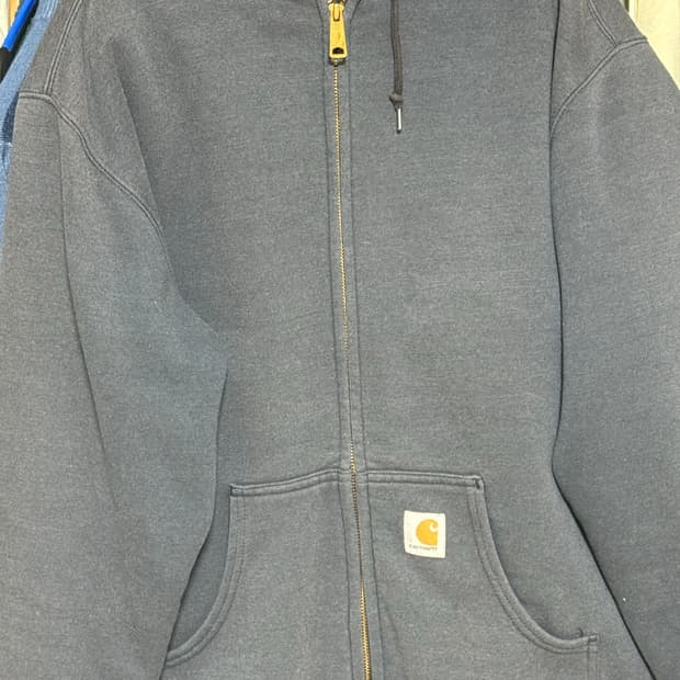 칼하트 후드집업 네이비