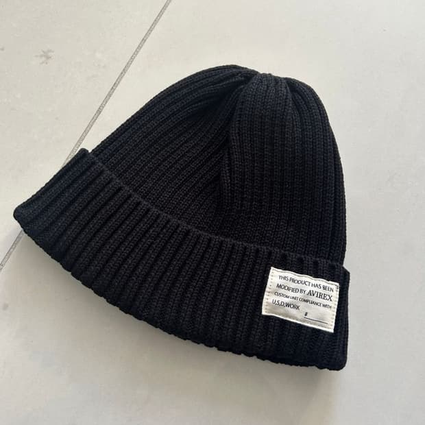 COTTON WATCH CAP 면 소재 비니