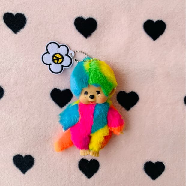 🌈몬치치 X 키무라 카에라 무지개 키체인