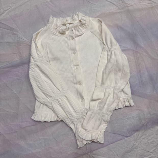 h&m 프릴 가디건