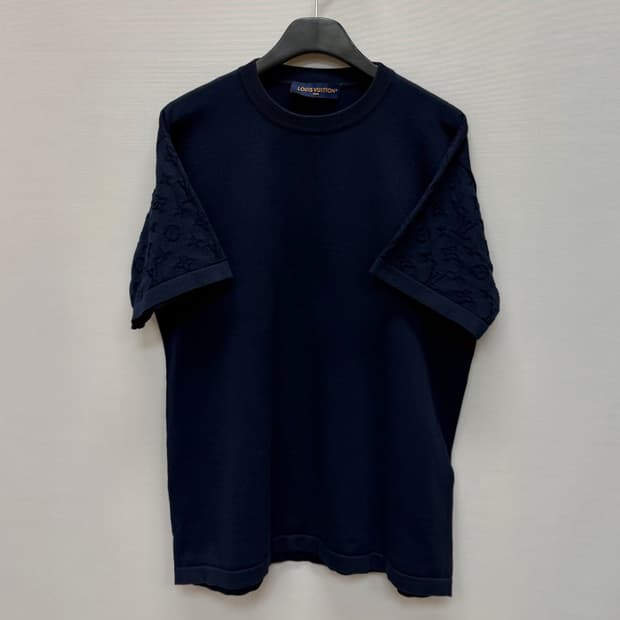 루이비통 슬리브 모노그램 니트 반팔티 ( 100 )