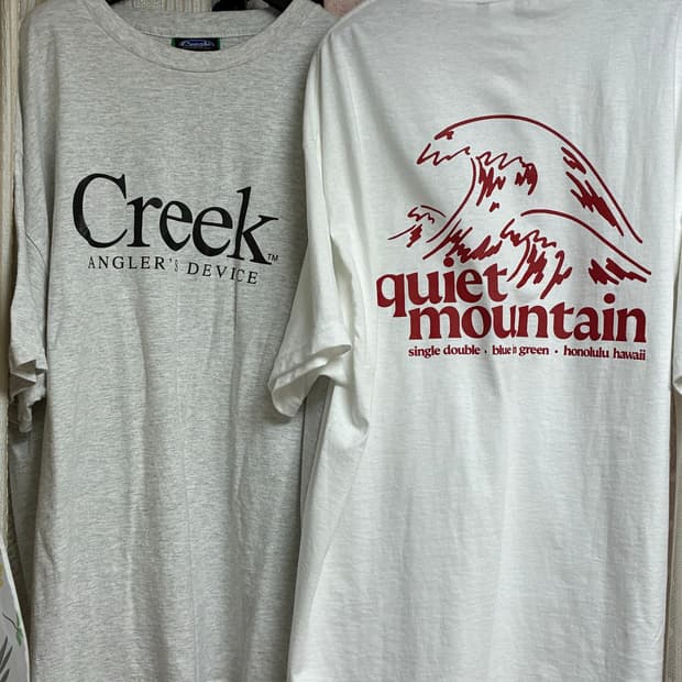 Creek x Quiet Mountain 반팔 XXL , XL 일괄판매