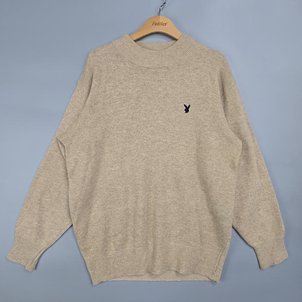 플레이보이 울 하프넥 니트 105