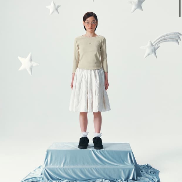 코이세이오038 SYMBOL LOGO CAPRI SLEEVES SAND