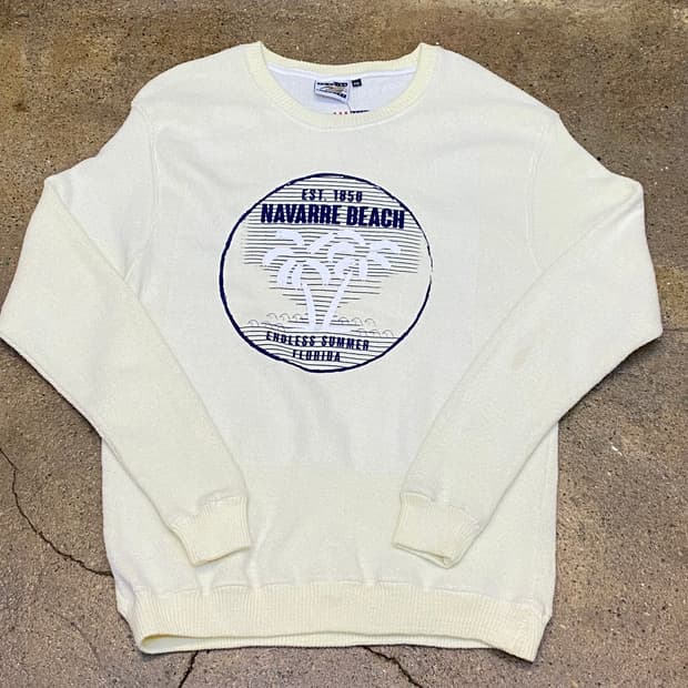USA 미국 빈티지 NAVARRE BEACH 맨투맨