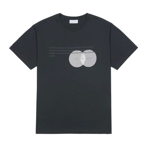 산산기어 Mind T-Shirt - Charcoal