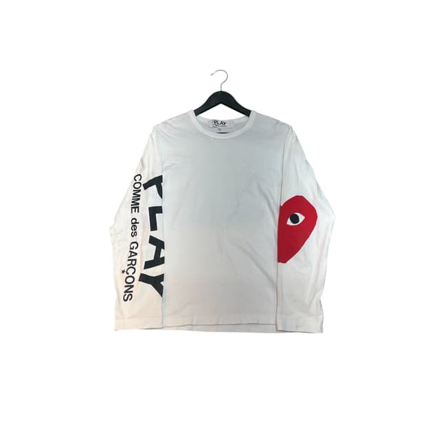 꼼데가르송 롱슬리브 긴팔티셔츠 L사이즈