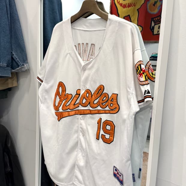 Majestic 마제스틱 MLB 볼티모어 오리올스 베이스볼 저지