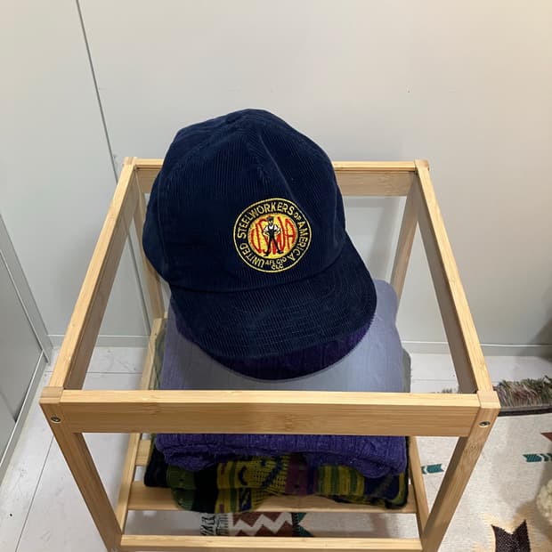 80s Garment America 코듀로이캡 made in canada