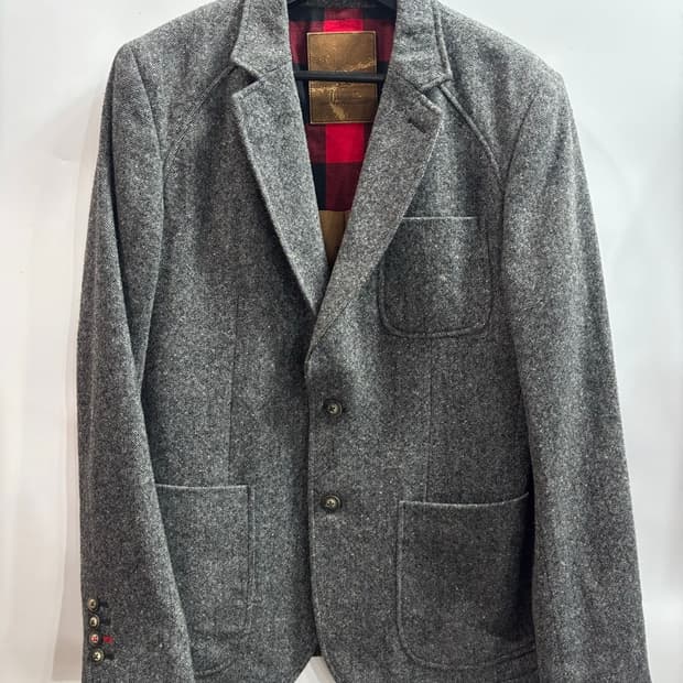 (100) BEAN POLE 빈폴 헤링본 울 자켓 마이 4.9