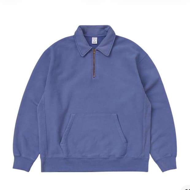 [L] 카키스 O.D 쿼터 집 풀오버