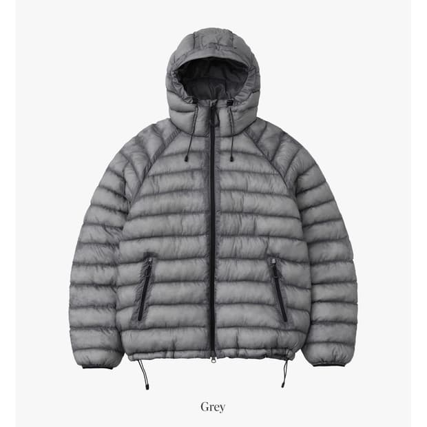 [L] 수아레 라이트 시어쉘 경량 패딩 점퍼 그레이