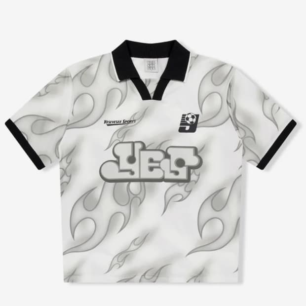 Y.E.S Flame Football Jersey White S