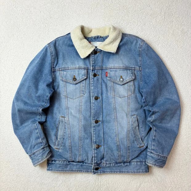 리바이스 00's 양털 데님 트러커 자켓 PN5870   