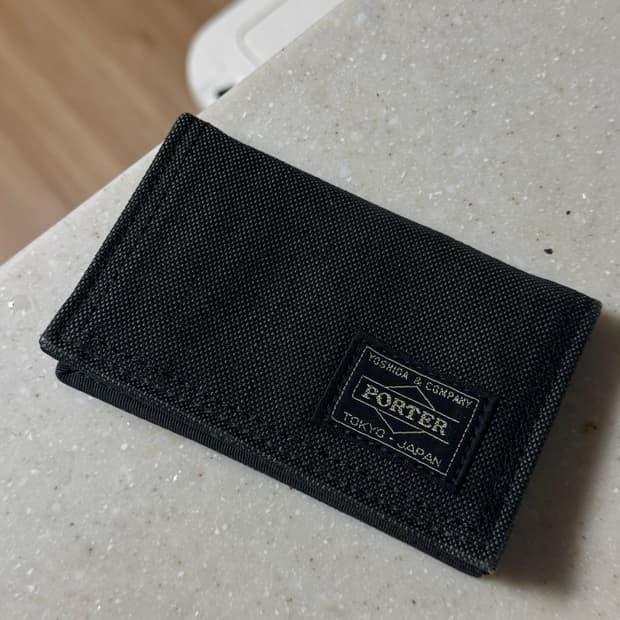 포터 데님 프리스타일 지갑