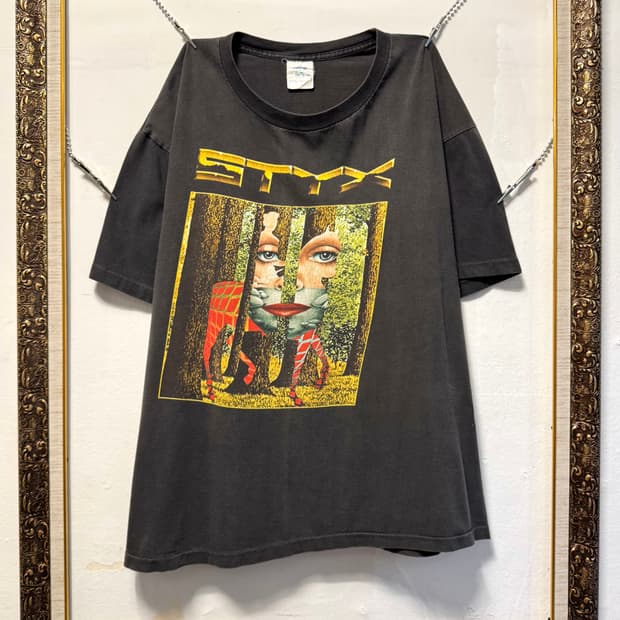 빈티지 90s STYX Band Tour Tee 밴드티