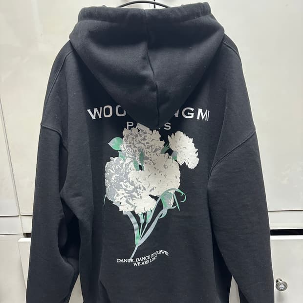 우영미 플라워 21ss 후드티