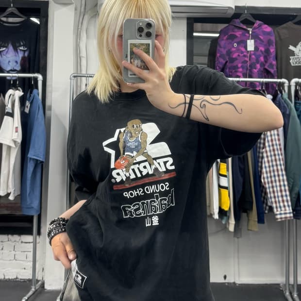 발란사 스타터 빅로고 티셔츠