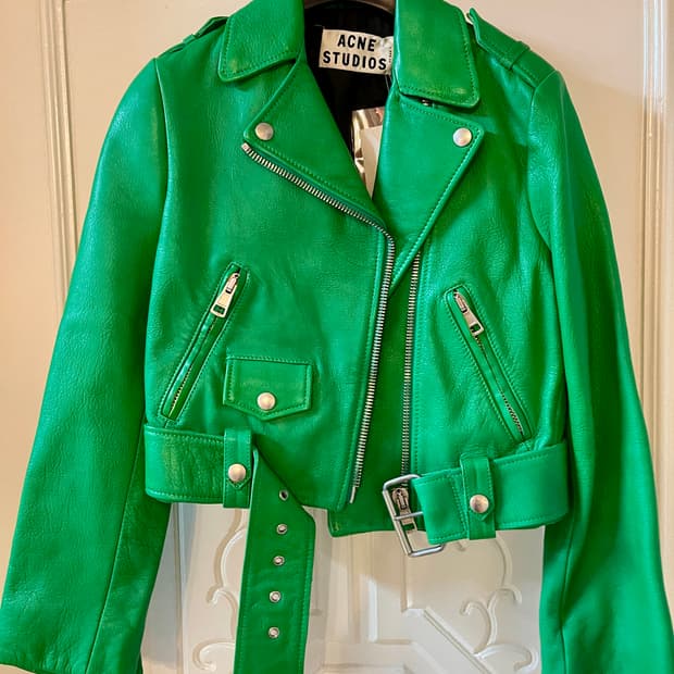 Acne Studios아크네 스튜디오 Mape 레더 재킷 34사이즈