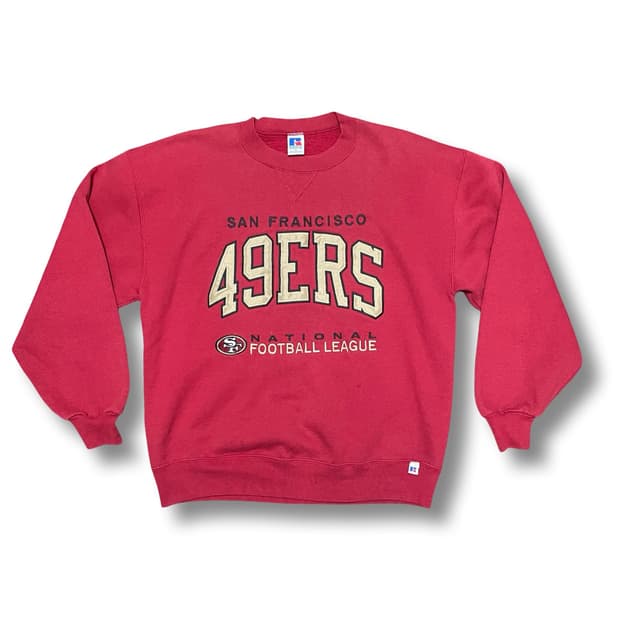 [L] 러셀 애슬레틱 빈티지 센프란시스코 49ers 스웻 맨투맨