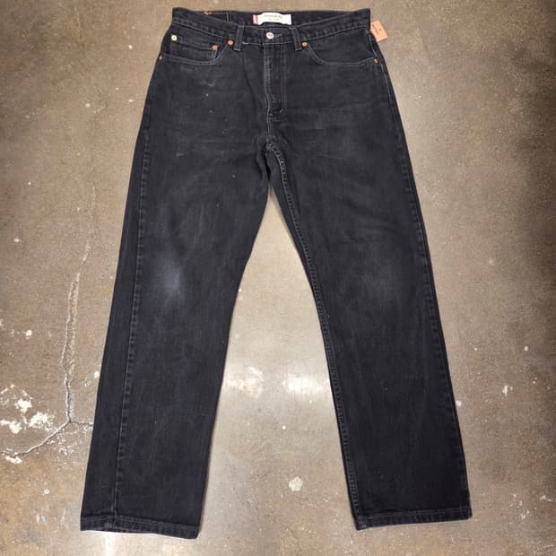 리바이스 505 Levis 블랙진 데님 흑청 팬츠