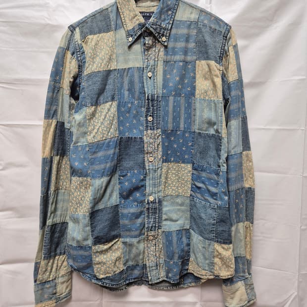 랄프로렌 패치워크 셔츠 