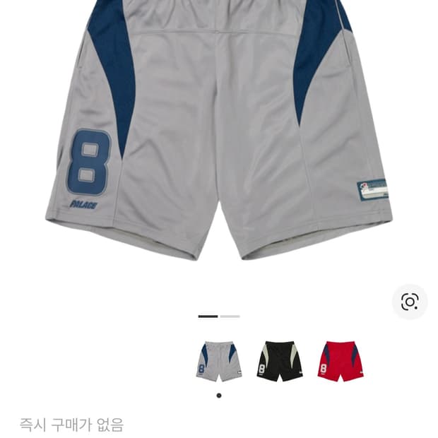 팔라스반바지 메쉬 팀 쇼츠 그레이 M