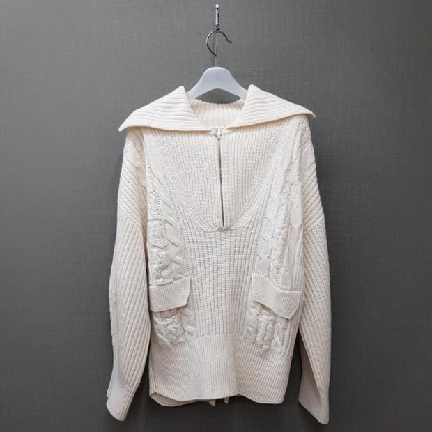 한섬 시스템 2021  케이블 니트  F사이즈