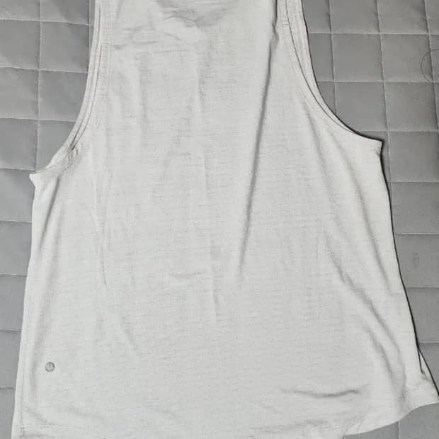 룰루레몬 라이선스 투 트레인 탱크 xl(화이트)