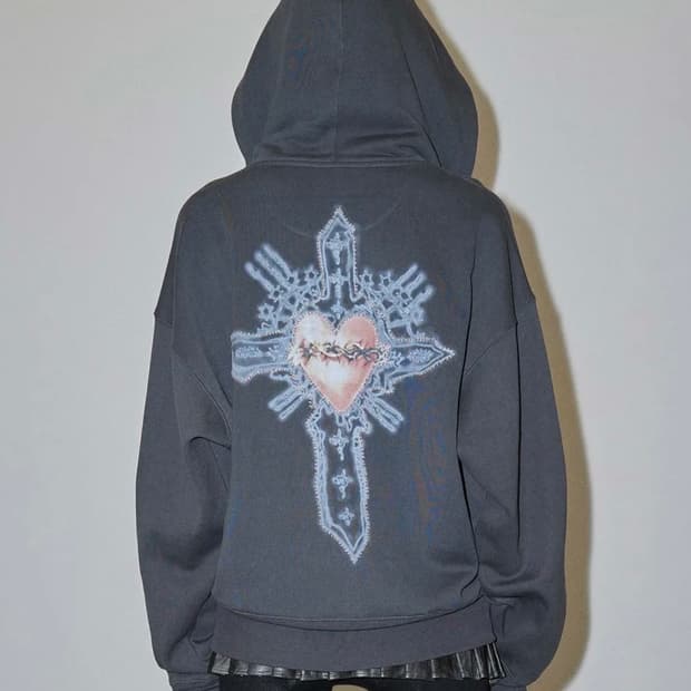 스컬프터 후드 집업