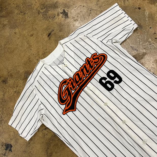 [OS] 샌프란시스코 자이언츠 스트라이프 야구 유니폼 김용진 b18