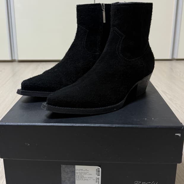 생로랑 루카스 부츠 블랙