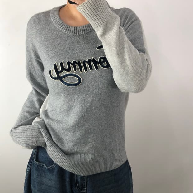 [L] 타미힐피거 니트