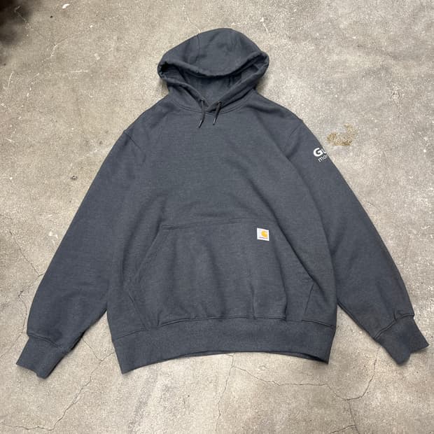 칼하트 레인디펜더 속기모 후디 그레이 L