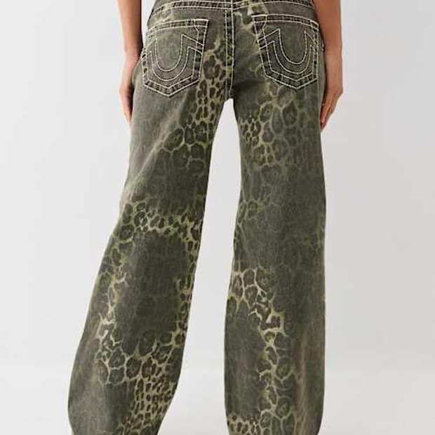 [새제품] 트루 릴리젼 로우라이즈 빅티 데님 팬츠