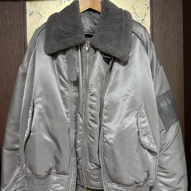 준지 컬렉션 209 무스탕 ma-1 48사이즈