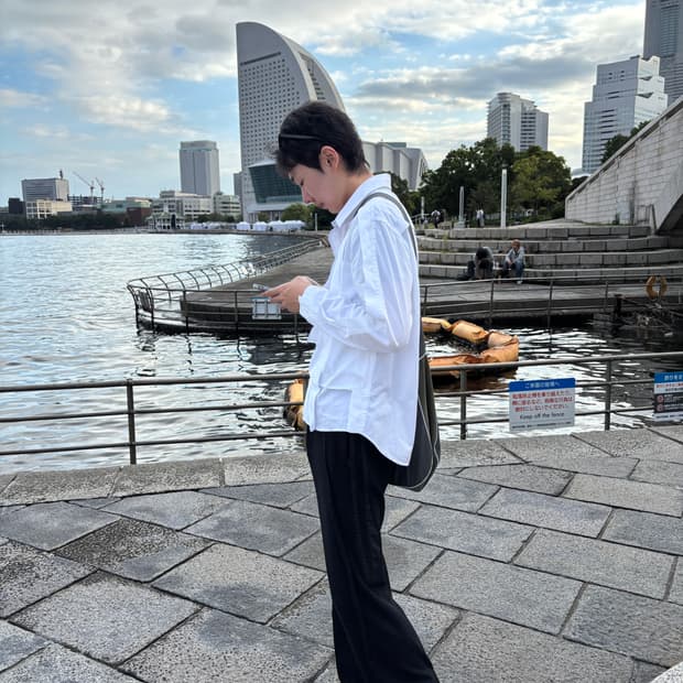 크레이그 그린 오리가미 화이트 셔츠 M