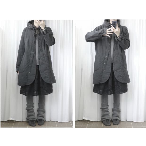 Mini dot round jacket