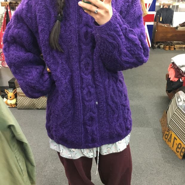 빈티지 헤비 니트