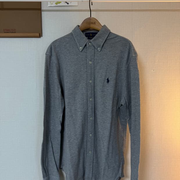 [M]폴로 랄프로렌 페더웨이트 메쉬 셔츠 그레이