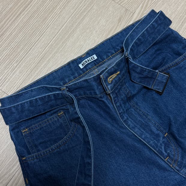 [3] 25SS 오라리 라이트 셀비지 벨티드 데님