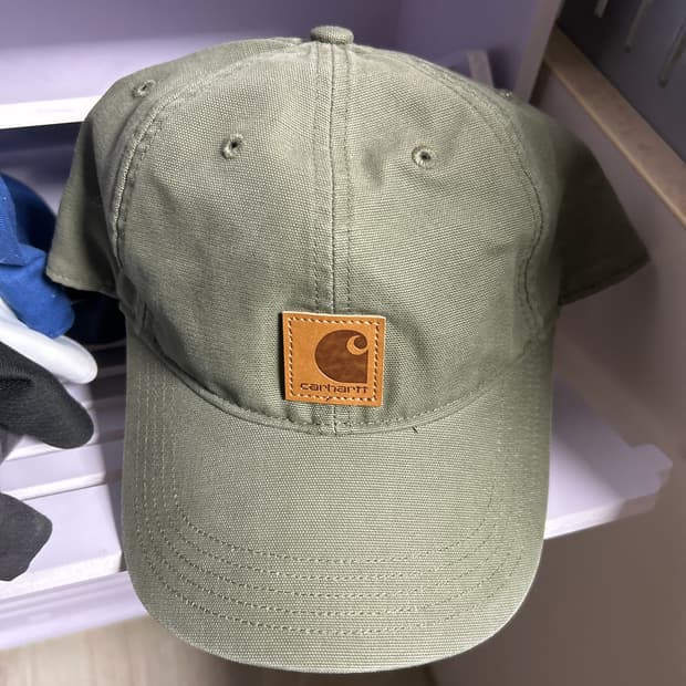 칼하트 캔버스 캡 아미 그린