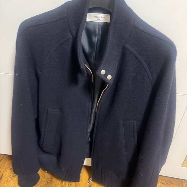 애프터 프레이 리가즈 해링턴 블루종 네이비