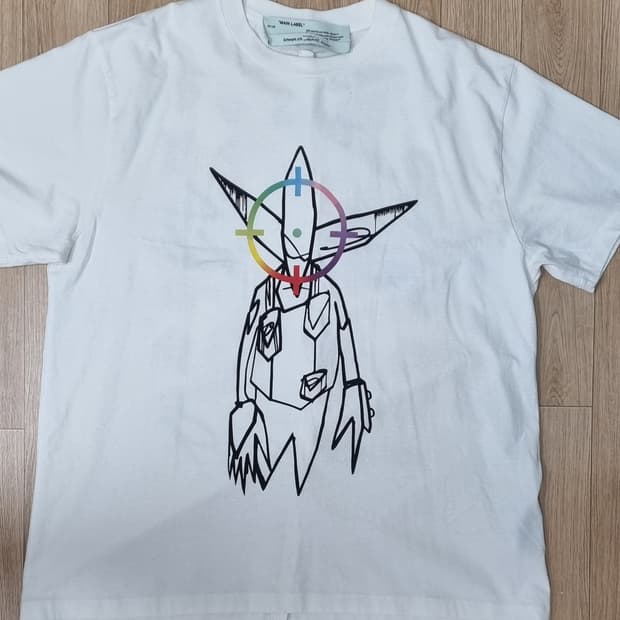 오프화이트 화이트 푸투라 애로우 오버핏s