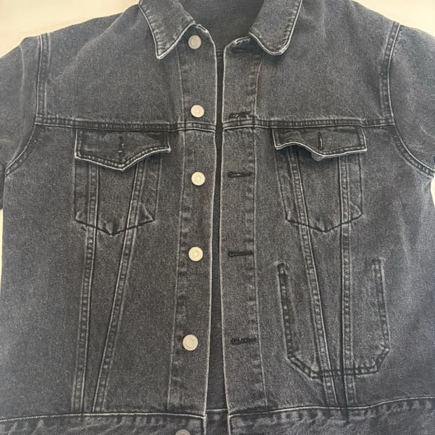 빈티지 워싱 데님 자켓