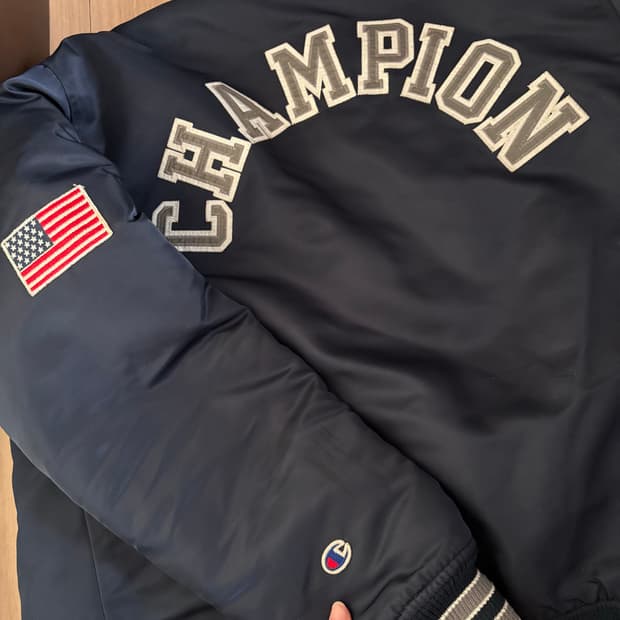 챔피온 바시티자켓/야구잠바