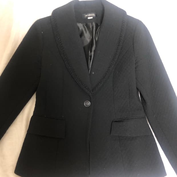 블랙 긱시크 자켓