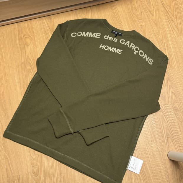 꼼데가르송 옴므 와플 니트 L