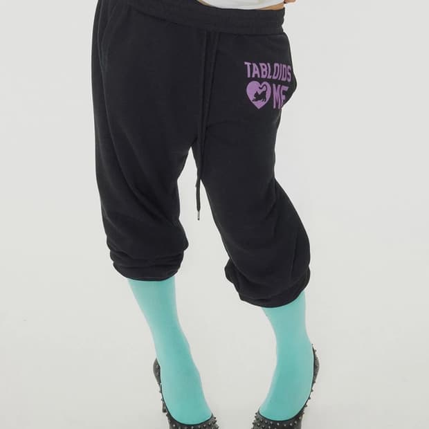Sweet Kitty Jogger Pants Black