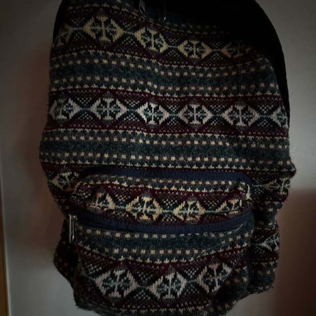 준야 와타나베 니트 백팩